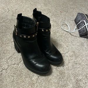 Black booties